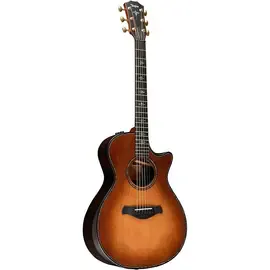 Электроакустическая гитара Taylor Builder's Edition V-Class 912ce Grand Concert Wild Honey Burst