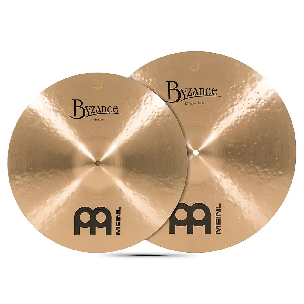 Тарелка Crash MEINL Byzance Traditional Medium 18" и 20" (набор, 2 шт.)