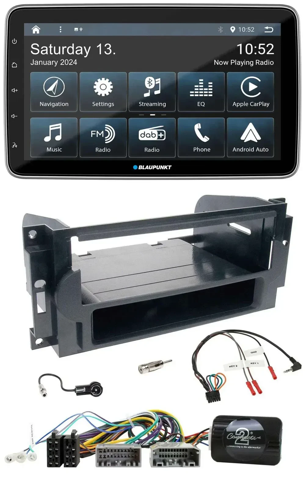 Blaupunkt USB DAB SD Lenkrad Bluetooth Autoradio für Dodge / Jeep