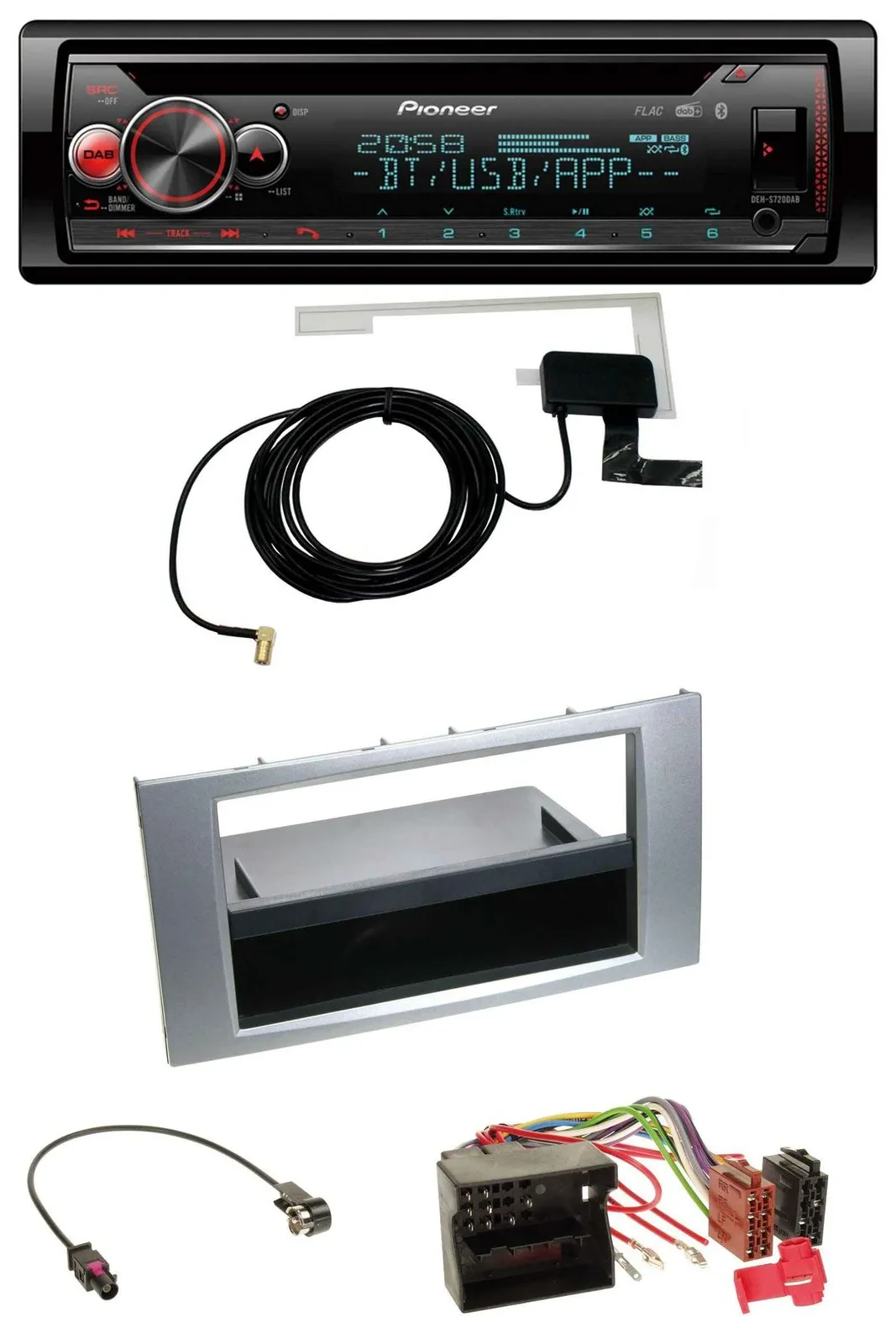 Pioneer DAB CD MP3 USB Bluetooth Autoradio für Ford Kuga Fusion Transit 05-12 si