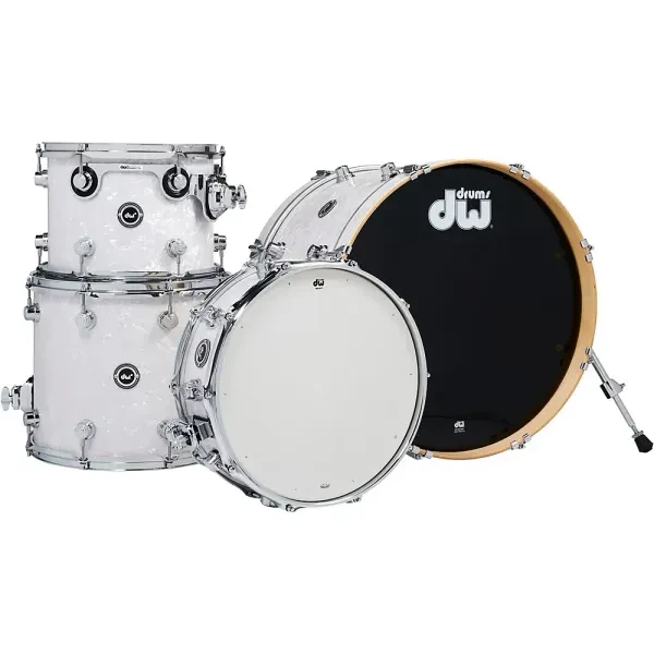 DW DWe Wireless A/E Convertible 4-Piece Shell Pack w/20" Bass White Marine Pearl