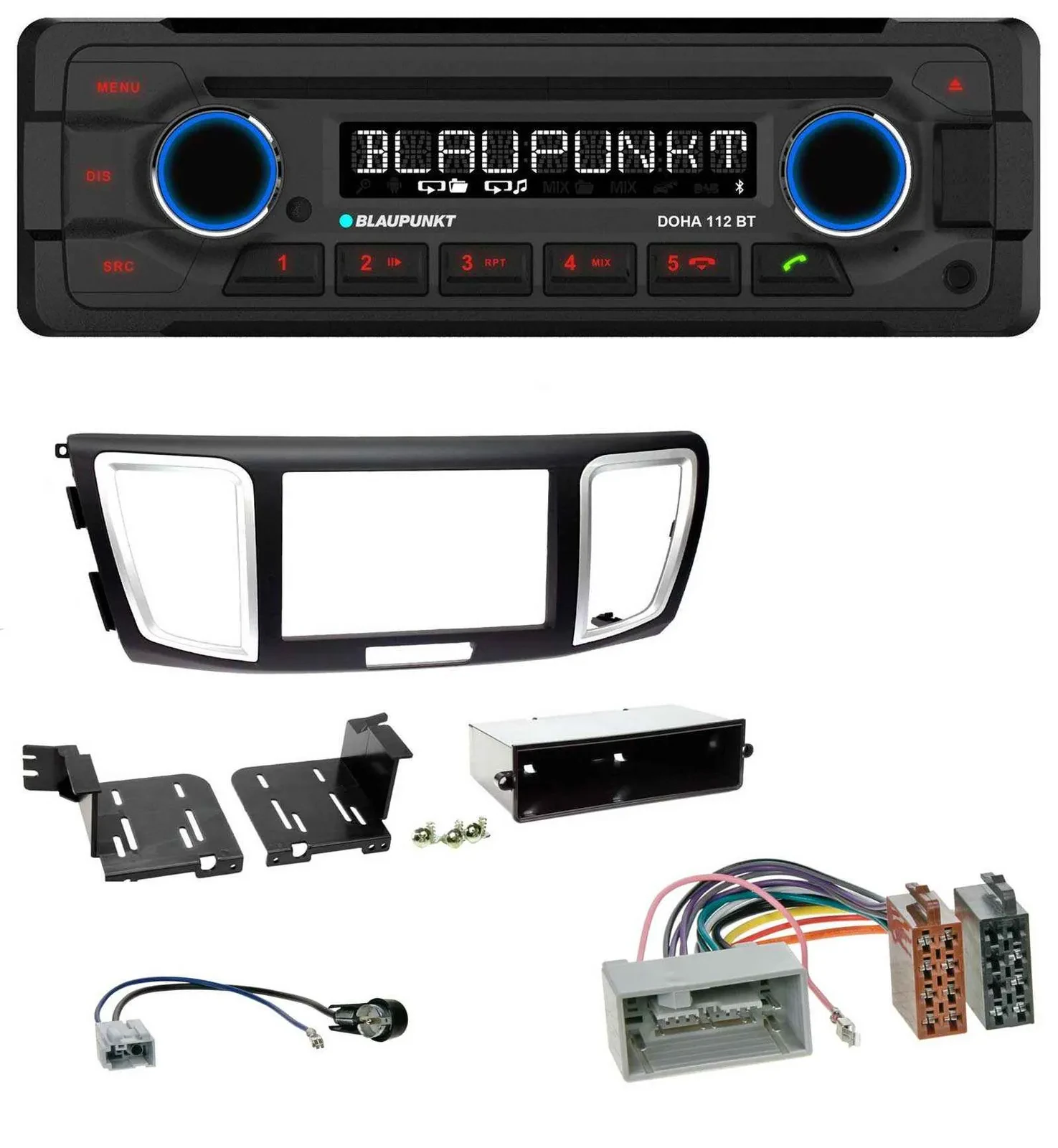 Blaupunkt AUX MP3 CD Bluetooth USB Autoradio für Honda Accord (ab 2011)