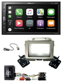 Pioneer USB Lenkrad DAB 2DIN Bluetooth Autoradio für Kia Sportage 3 Navi 10-15 s