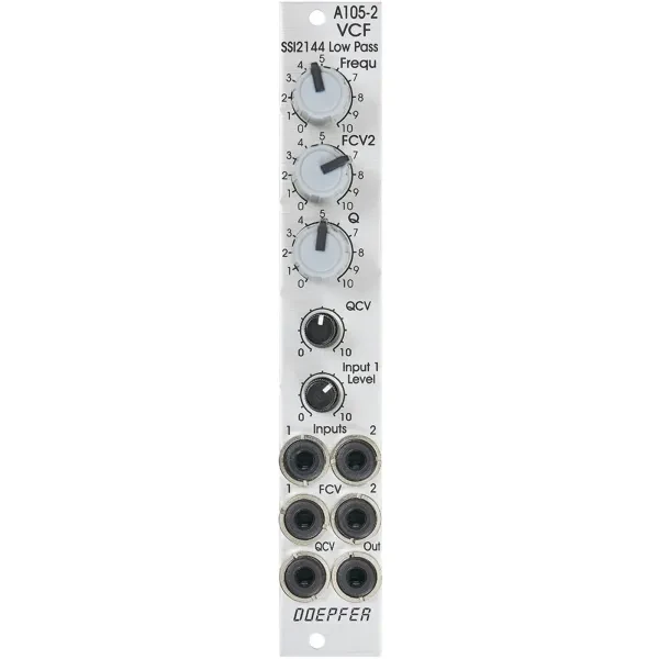 Модульный студийный синтезатор Doepfer A-105-2 24dB SSI Low Pass Filter