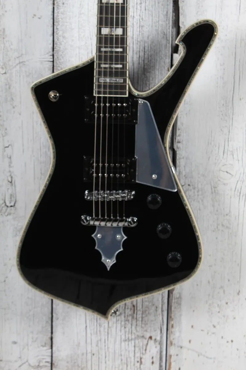 Ibanez Paul Stanley Signature PS120 Electric Guitar Black Gloss with Gig Bag
