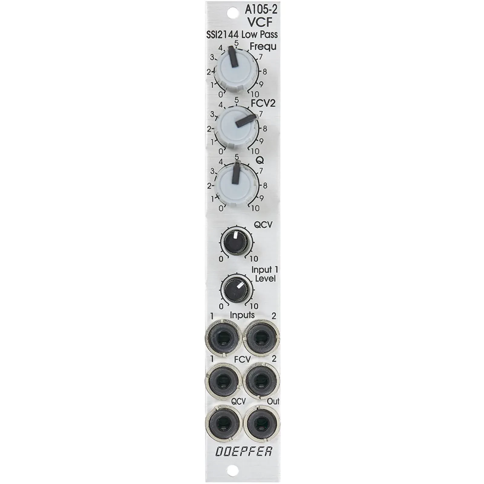 Модульный студийный синтезатор Doepfer A-105-2 24dB SSI Low Pass Filter