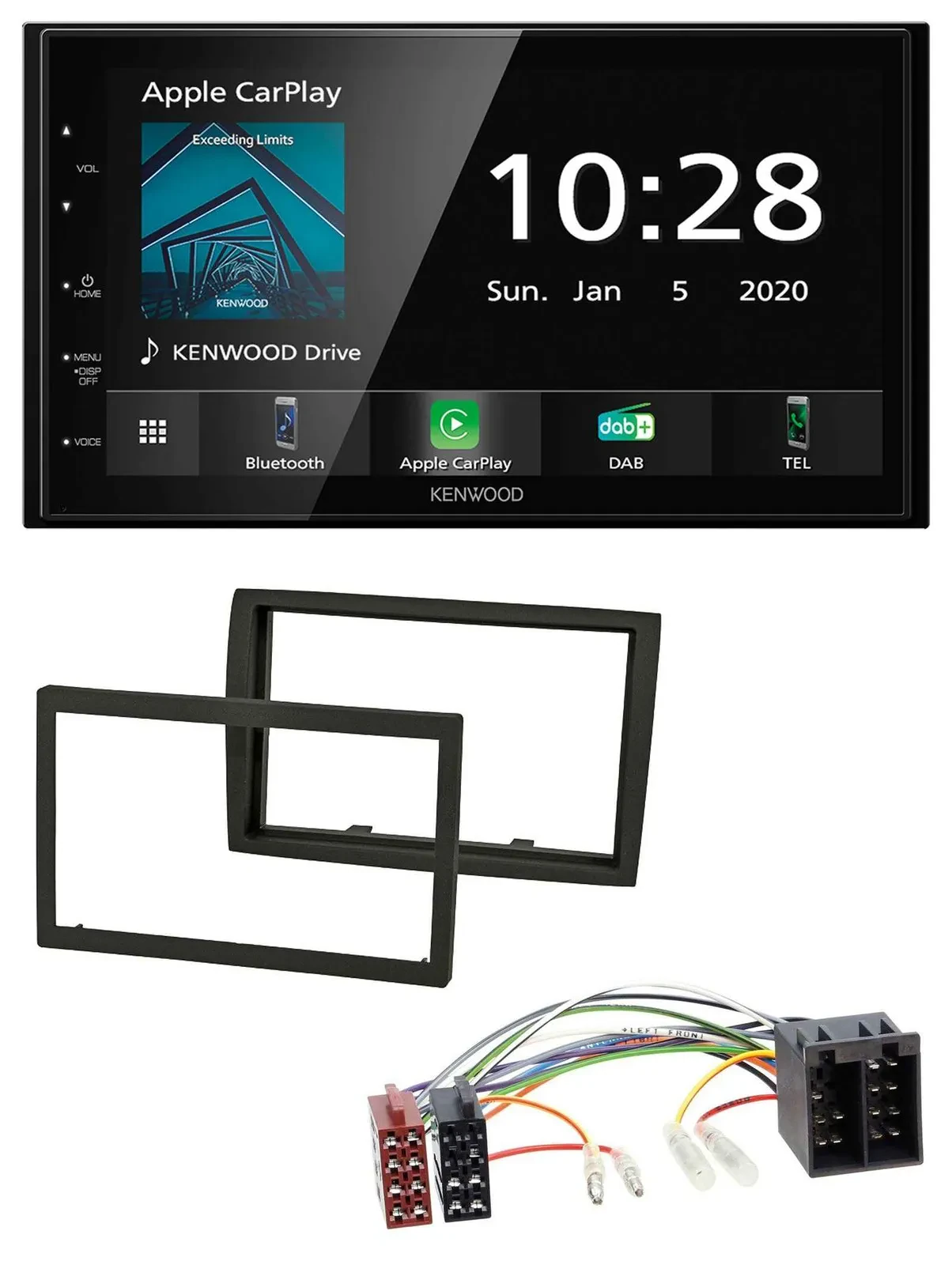Kenwood Bluetooth MP3 DAB USB 2DIN Autoradio für Citroen Jumper 11-21 Peugeot Bo