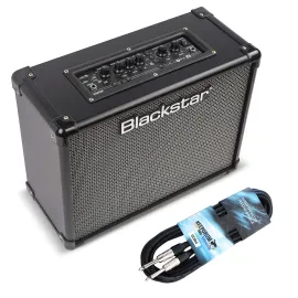 Blackstar ID Core 40 V4 Gitarren-Verstärker Combo Amp mit keepdrum Klinkenkabel