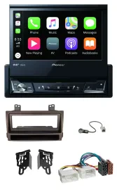 Pioneer DVD Bluetooth DAB USB MP3 Autoradio für Hyundai Sonata ab 09 dunkelbraun