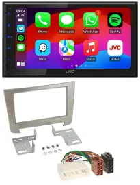 Автомагнитола JVC 2 DIN DAB, Bluetooth, USB, MP3 для SsangYong Rexton (с 2013)