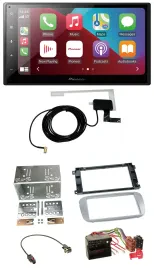 Pioneer USB Bluetooth DAB MP3 2DIN Autoradio für Ford Galaxy C-Max Focus ab 2007