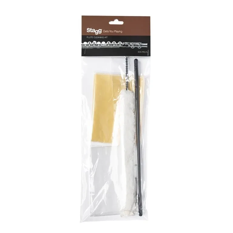 Stagg SCK-PRO-FL Pro Flute Cleaning Kit with Swab, Brushes, Cloth and More