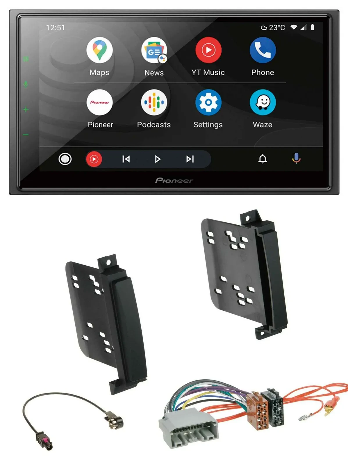 Pioneer USB 2DIN DAB MP3 Bluetooth Autoradio für Dodge Durango Jeep Grand Cherok