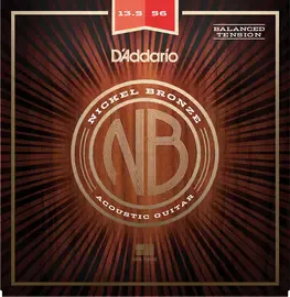Комплект струн для акустической гитары D'Addario NB13556BT Nickel Bronze 13.5-56