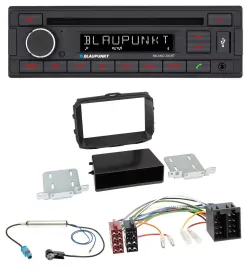Blaupunkt MP3 USB CD Bluetooth AUX Autoradio für Alfa Romeo Giulietta 2013-2021