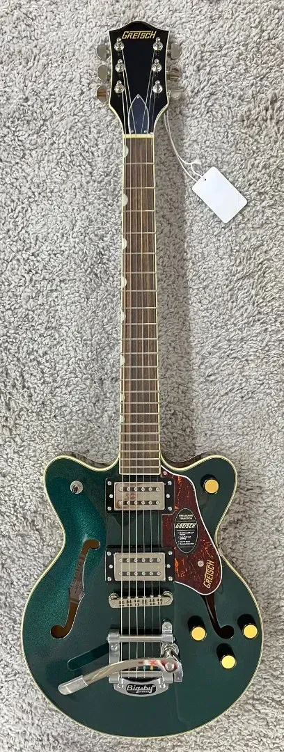 Электрогитара полуакустическая Gretsch G2655T Streamliner Center Block Jr. Double-Cut Bigsby, Cadillac Green