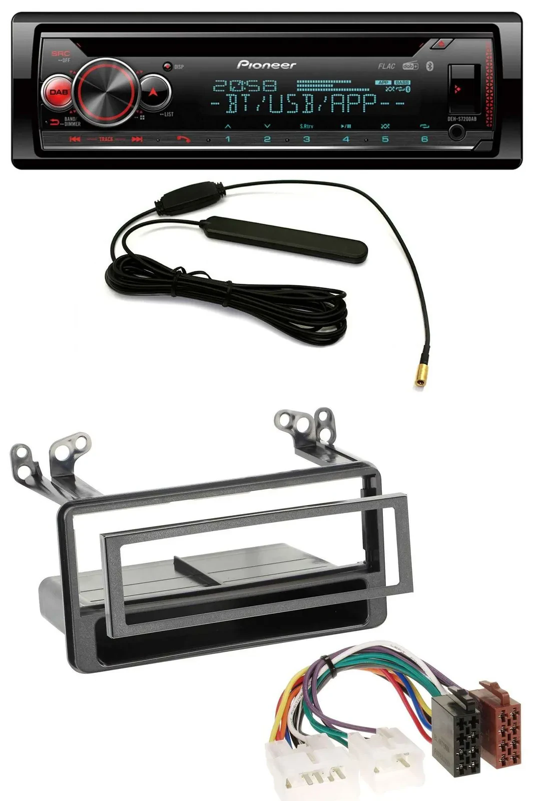 Автомагнитола для Toyota Avensis, Verso, Celica Pioneer USB DAB MP3 Bluetooth CD