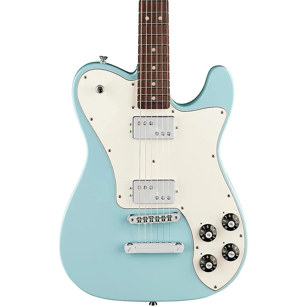 Fender Kingfish Delta Day Telecaster Deluxe Electric Guitar Daphne Blue