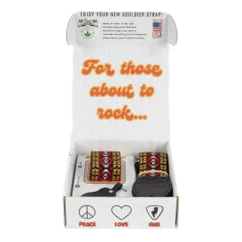 Souldier Gift Box Trio - Bohemian Guitar Strap, Leather Cuff, and Keychain