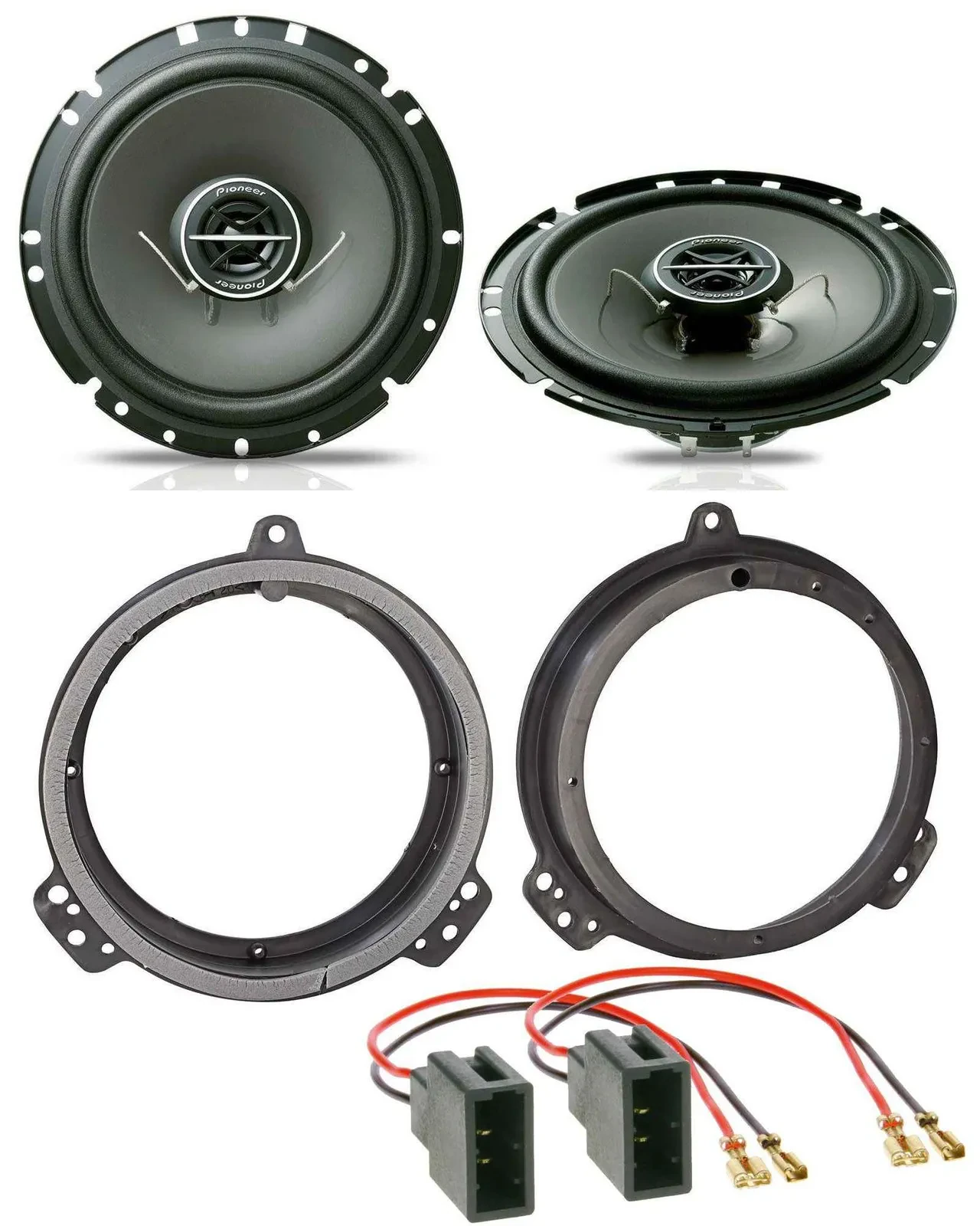 Динамик для автомобиля Pioneer 6.5", 170W, 2‑полосный для Toyota Yaris 1999–2003 передняя дверь