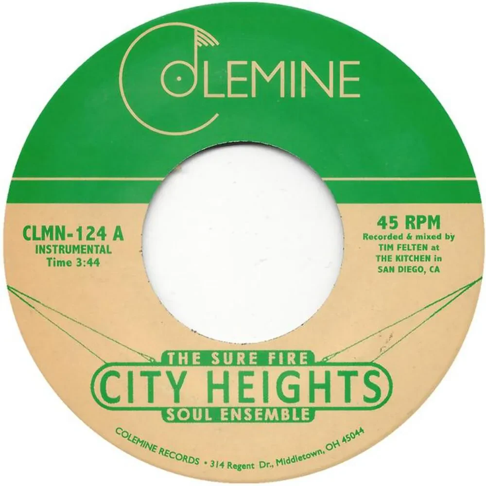 Виниловая пластинка The Sure Fire Soul Ensemble – City Heights / Strollin' Adams (Релиз 2014)