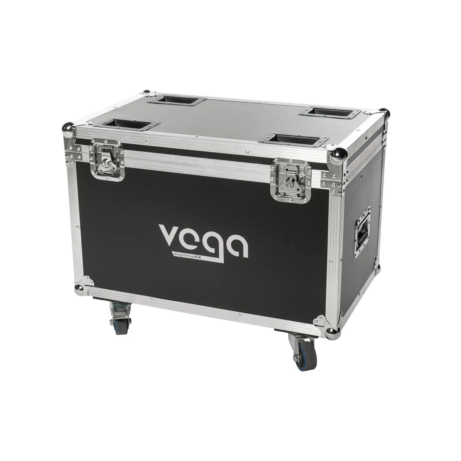 TOUR CASE 4x VEGA 3WAY PRO Moving Heads Holzcase Rollen Butterfly-Verschlüsse