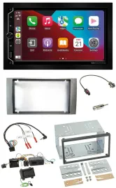 ESX 2DIN DAB USB Lenkrad Bluetooth Autoradio für Ford Kuga 2008-2012 silber