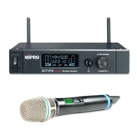 Mipro ACT-616 1-Kanalempfänger 494 - 542 MHz mit Handsender Mikrofon