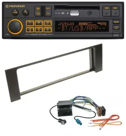 Pioneer DAB MP3 USB Bluetooth Autoradio für Audi A4 00-04 B6 Quadlock Fakra