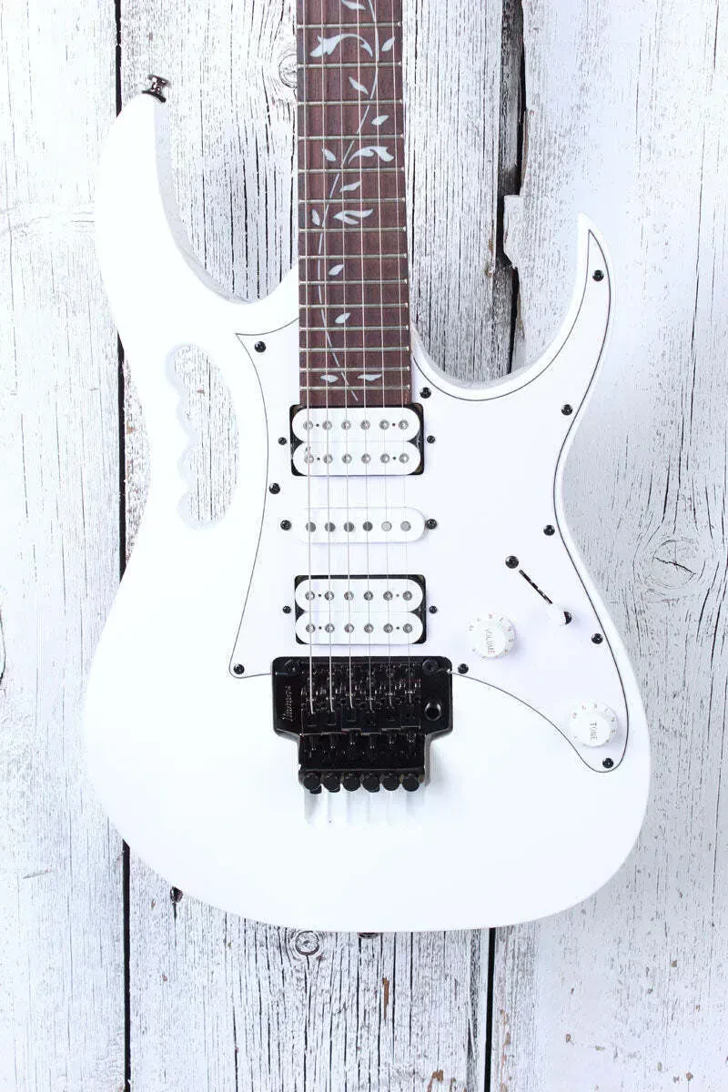 Ibanez Steve Vai Signature JEM JR Electric Guitar Quantum HSH White JEMJRWH