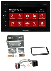 Автомагнитола для Kia Ceed 01–09, proCeed 08 Blaupunkt 2-DIN, MP3, DVD, Bluetooth, DAB, USB