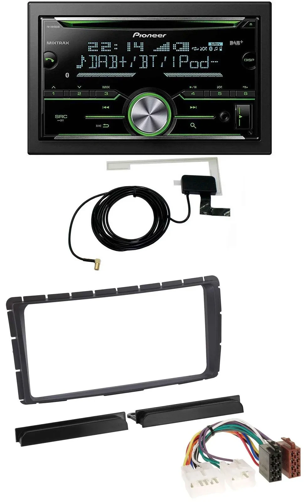 Автомагнитола для Toyota Hilux (с 2011) Pioneer CD USB MP3 Bluetooth 2DIN DAB