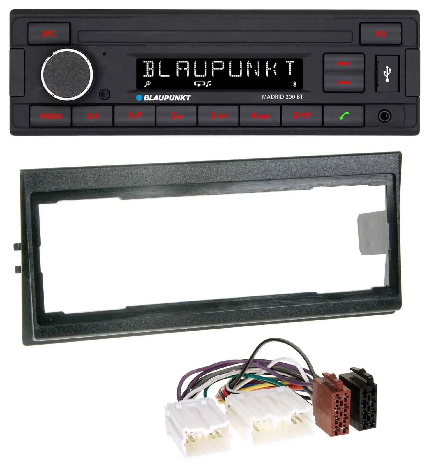 Blaupunkt USB AUX Bluetooth MP3 Autoradio für Volvo 940, 960, S40 (bis 2000)