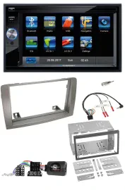 Blaupunkt SD USB TMC Bluetooth 2DIN Lenkrad Navigation für Lancia Musa 2004-2012