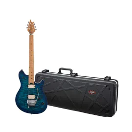 EVH Wolfgang Special QM 6 String Electric Guitar Burst with Hardshell Case