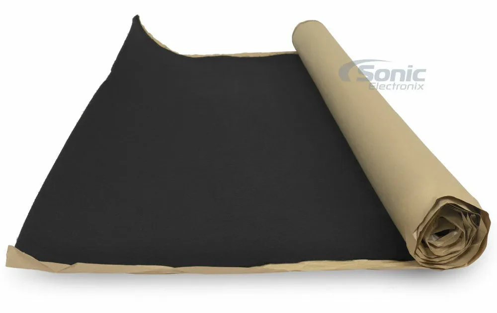 NVX STBXC16 16 sqft. Black Subwoofer Box/Trunk Liner Carpet w/ Adhesive Backing