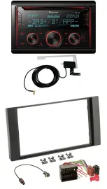 Pioneer 2DIN MP3 DAB USB CD Bluetooth Autoradio für Ford Fusion Transit Kuga 05-