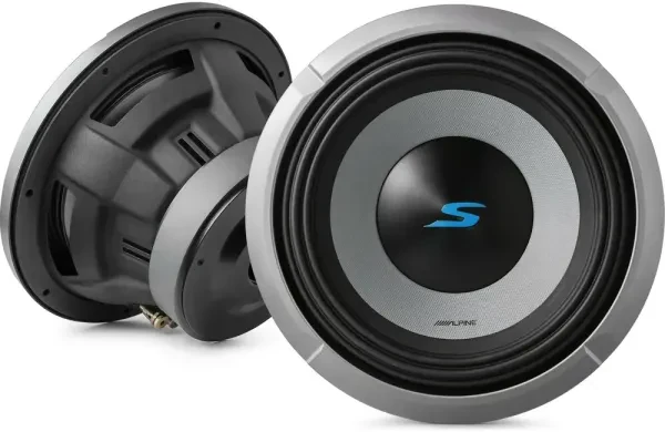Alpine S2-W10D2 600W RMS 10" S Series Dual 2-Ohm Car Subwoofer