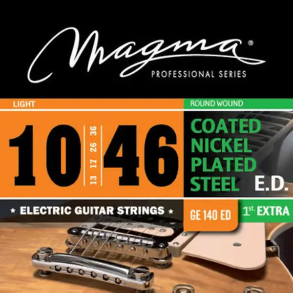 Струны для электрогитары Magma Strings GE140ED Coated Nickel Plated Steel 10-46