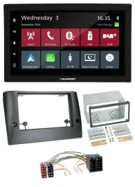 Blaupunkt DAB Bluetooth USB MP3 2DIN Autoradio für Fiat Stilo (ab 2005)