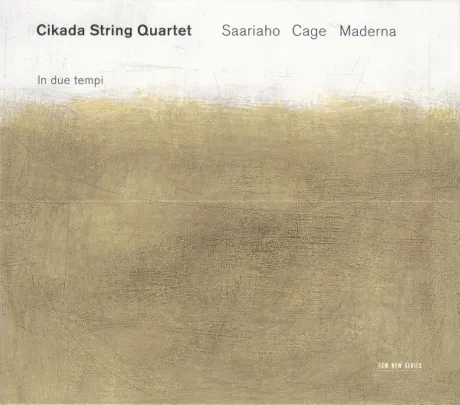 CIKADA STRING QUARTET / KAIJA SAARIAHO / JOHN CAGE / BRUNO MADERNA - In Due Tempi (CD)