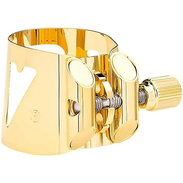 Лигатура Vandoren Optimum Series Saxophone Ligature Bari Sax Gold Glided Lig Platic Cap