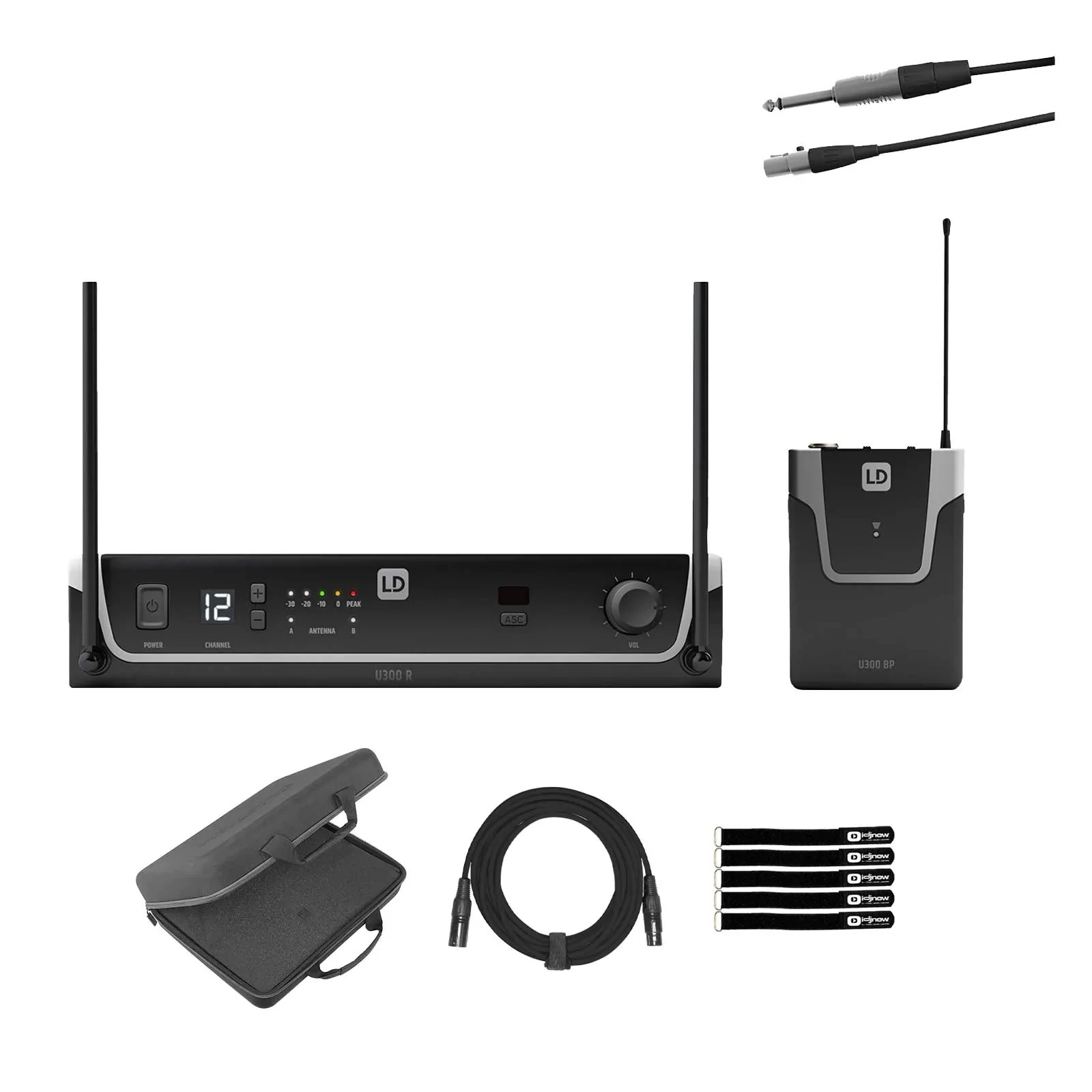 LD Systems U304.7 BPG Wireless Bodypack Microphone System with Case