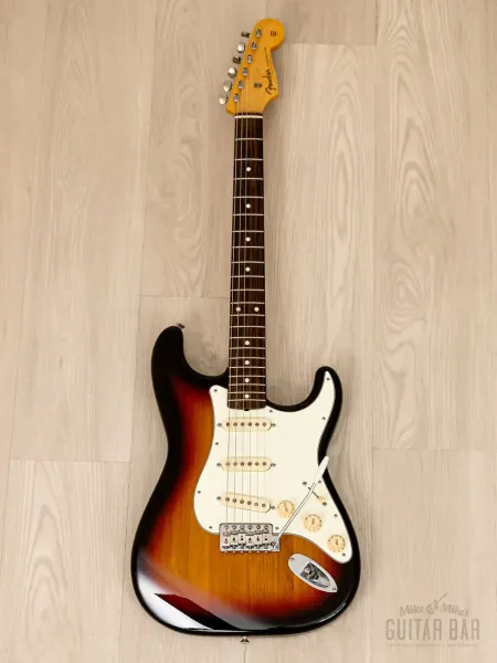 Электрогитара Fender Stratocaster 1962 Vintage Reissue ST62-TX SSS Sunburst w/gigbag Japan 2013