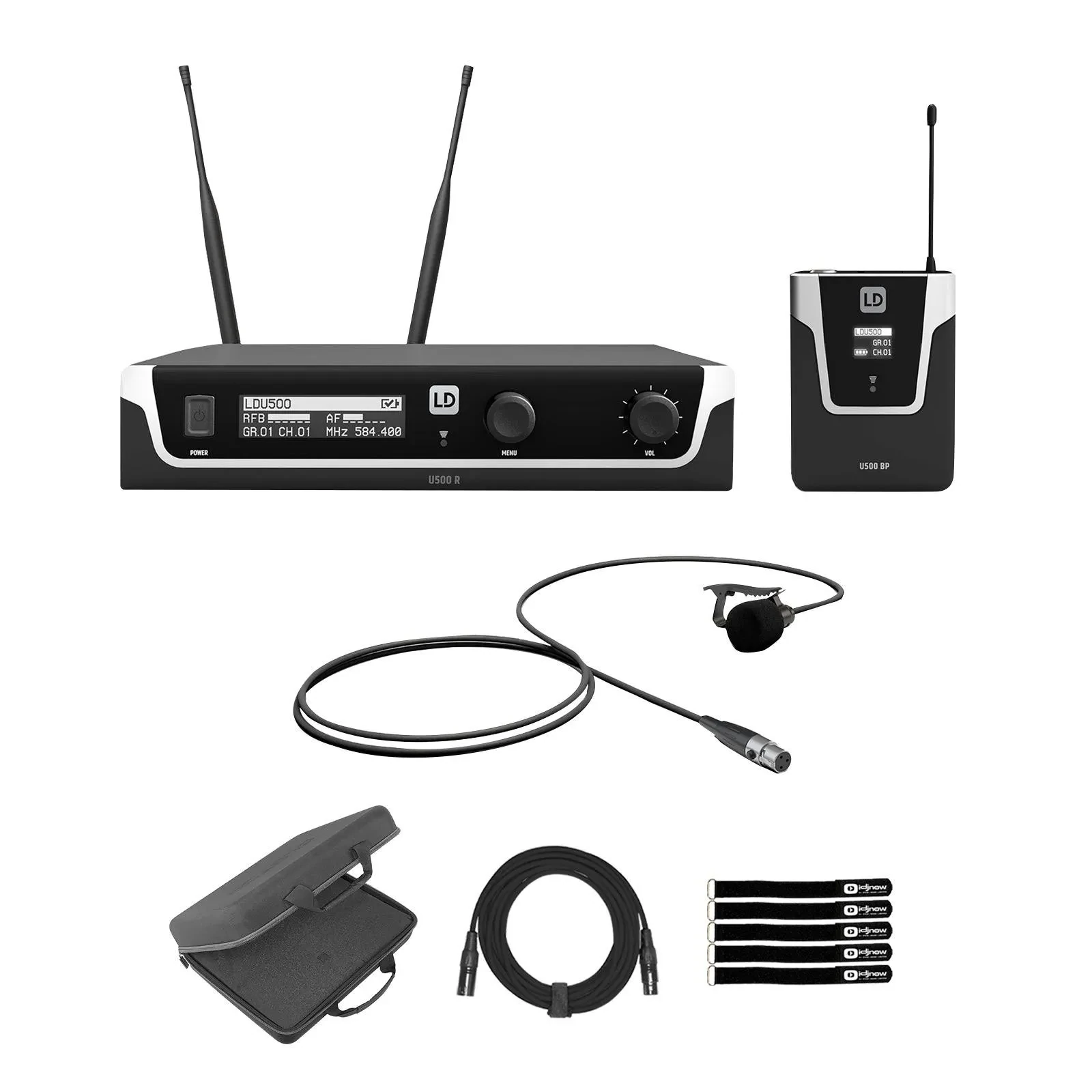 LD Systems U504.7 BPL Wireless Lavalier Microphone System with Case