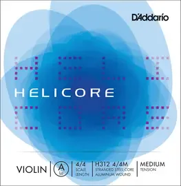 Струна для скрипки D'Addario Helicore H312 4/4M, A