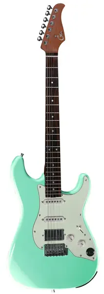 Электрогитара Mooer GTRS Standard S800 Surf Green со встроенным процессором