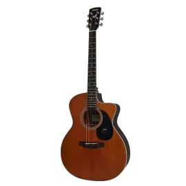 Акустическая гитара Saga SF700GCR Natural с чехлом