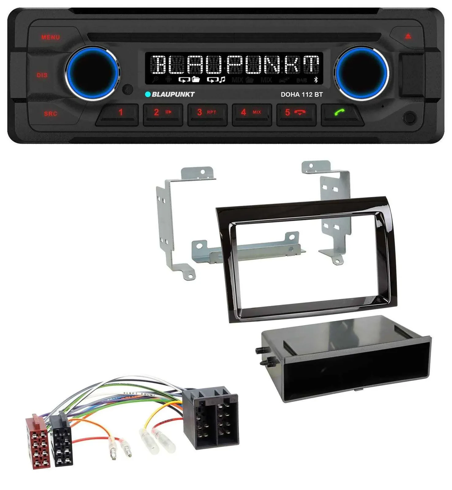 Blaupunkt AUX MP3 CD Bluetooth USB Autoradio für Fiat Ducato Citroen Jumper 06-1