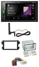 Pioneer MP3 DAB AUX 2DIN Bluetooth Autoradio für Opel Agila B Suzuki Splash 2008